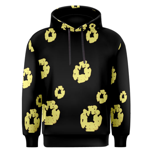 Tears Of Cotton Black & Gold Overhead Hoodie