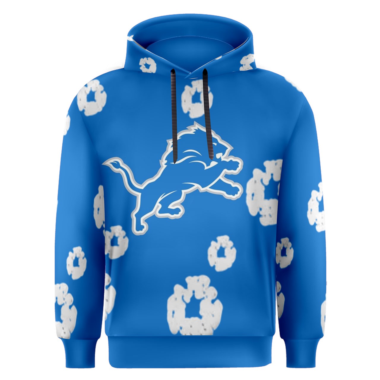 Detroit Lions Tears Of Cotton Overhead Hoodie