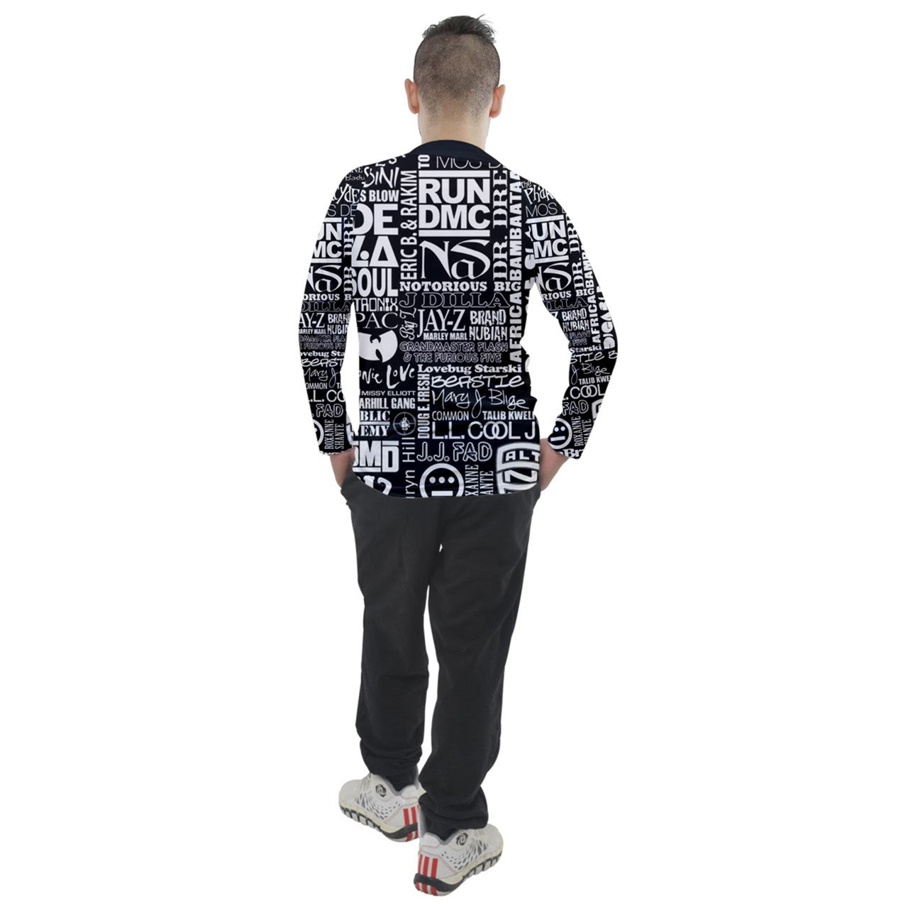 HipHop Artist Men's Pique Long Sleeve Tee