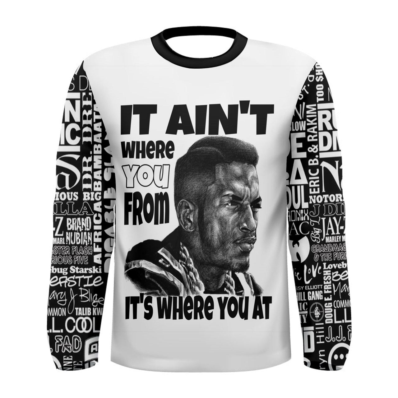 It Ain't Where You From It's Where You At Long Sleeve Tee