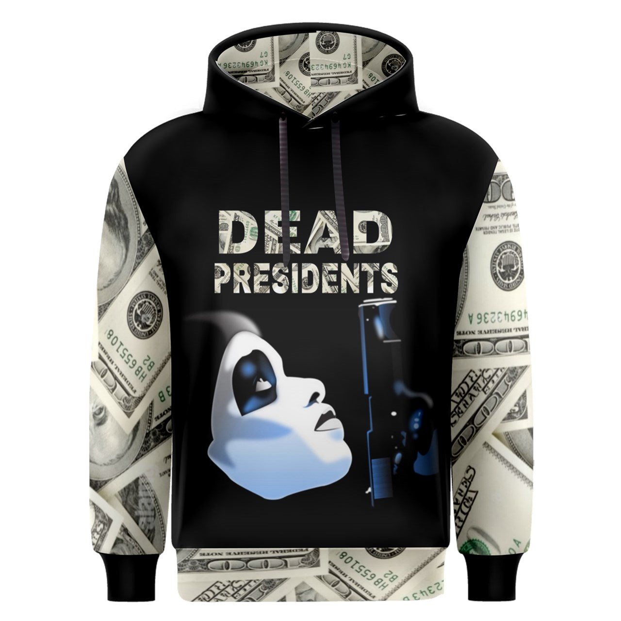 Custom DtheRebel Dead Presidents Overhead Hoodie