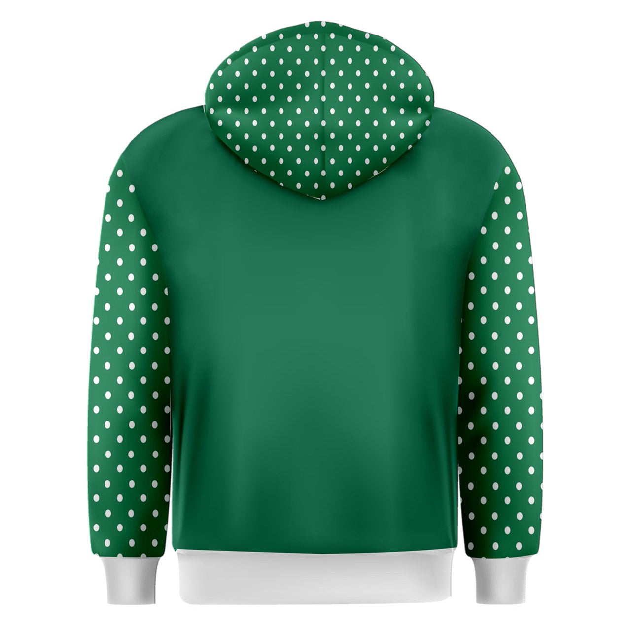 Principles Green & White Polka Dot Overhead Hoodie