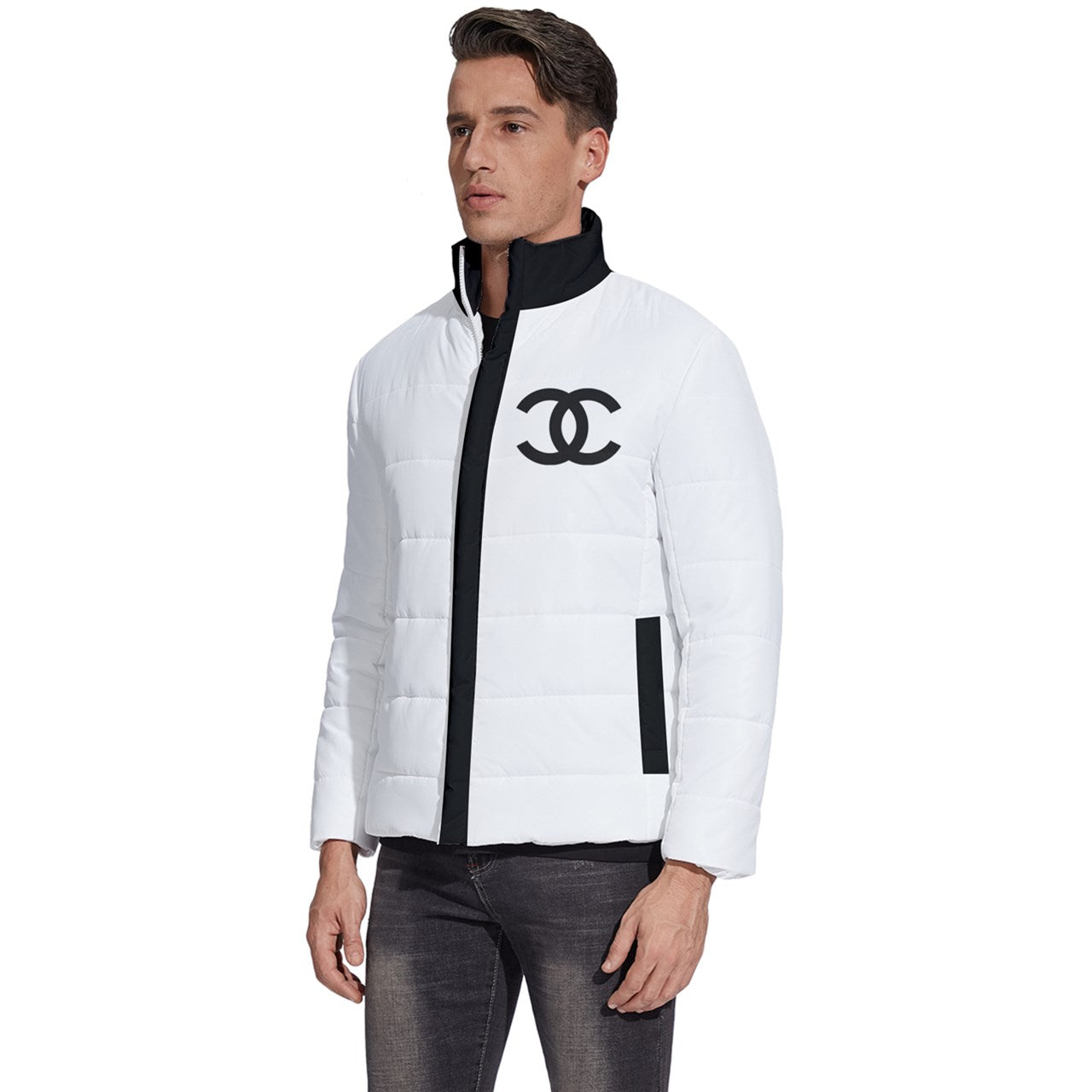 Custom DtheRebel Chanel Unisex Puffer Bubble Jacket Coat