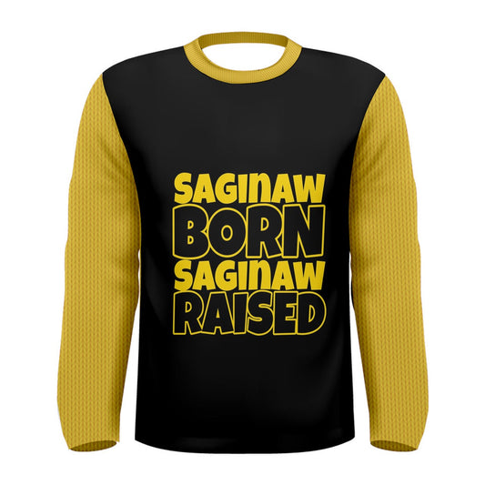 Saginaw Born & Raised Trojans Men's Long Sleeve Tee