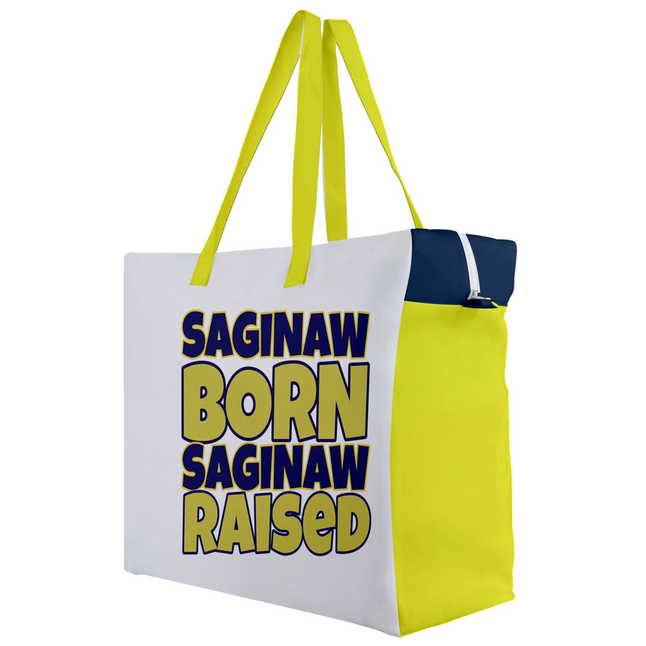 Saginaw Born & Raised Hillite Canvas Travel Bag